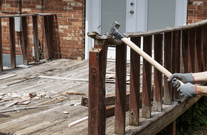 Deck Demolition Removal-Palm Beach County Junk and Waste Removal