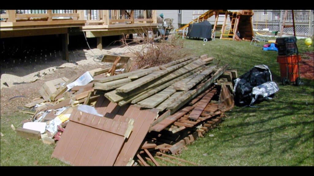 Deck Removal Dumpster Services, Palm Beach County Junk and Waste Removal
